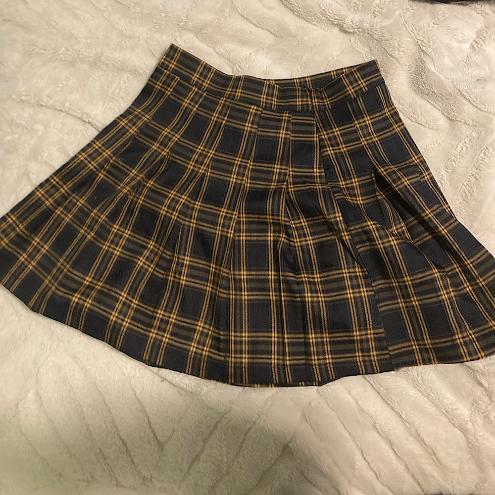 Plaid Mini Skirt